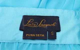 Top firmato donna seta elegante con stola
