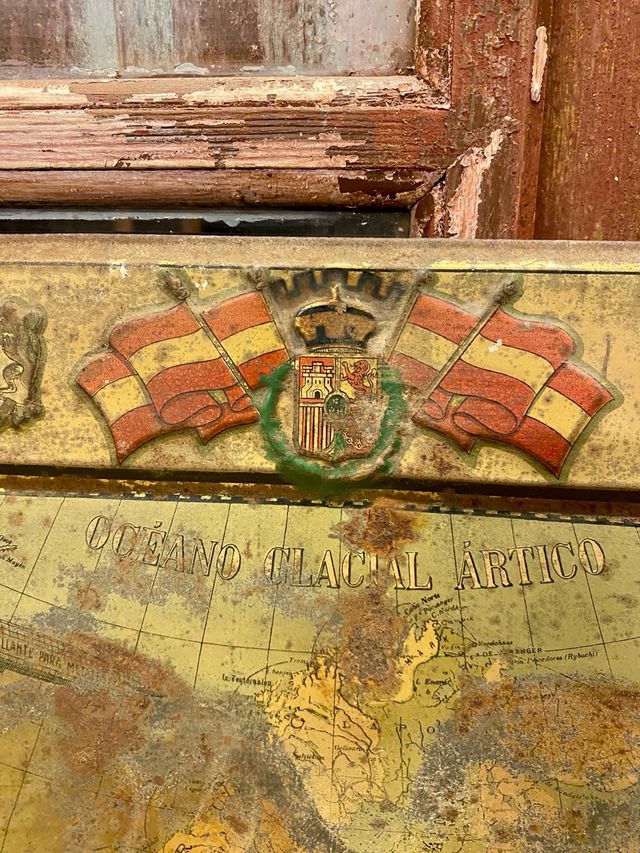 Pareja carteles de chapa publicidad. año 1931