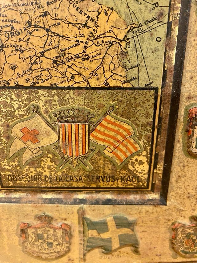 Pareja carteles de chapa publicidad. año 1931