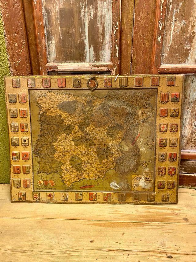 Pareja carteles de chapa publicidad. año 1931