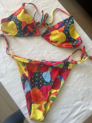 Bikini estampado floral multicolor