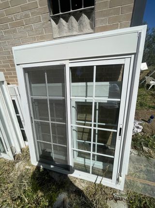 Ventana aluminio 139,5 x 176 