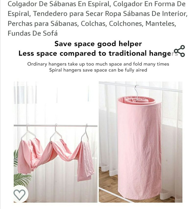 Colgadores espiral de segunda mano por 15 EUR en Salt en WALLAPOP