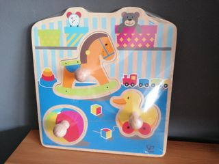 HAPE. Puzzle para 1-2 años. Madera.