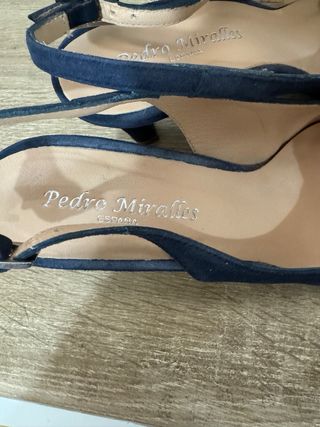 Zapatos Pedro Miralles destalonado, tacon num. 38