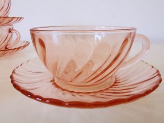 4 tazze te/cappuccino Rosaline Arcoroc