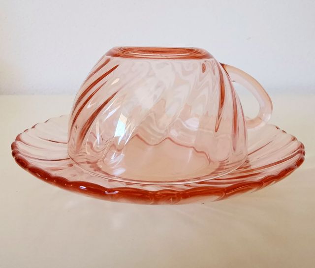 4 tazze te/cappuccino Rosaline Arcoroc