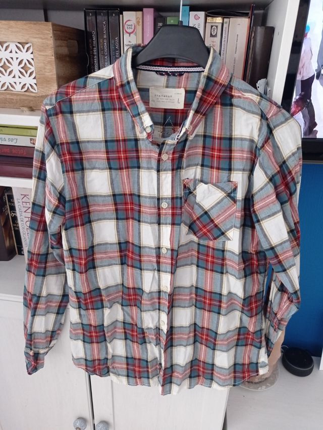 Camisa hombre talla L marca SHANAMAN