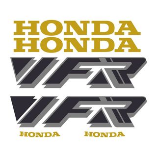 kit de pegatinas HONDA-VFR-750F-1990-NEGRA
