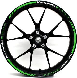 Kit Pegatinas llantas moto Kawasaki Z1000