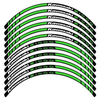 Kit Pegatinas llantas moto Kawasaki Z1000