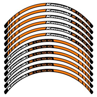 Kit Pegatinas llantas moto Kawasaki Z1000