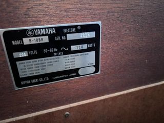 órgano Yamaha ELECTONE B-10BR
