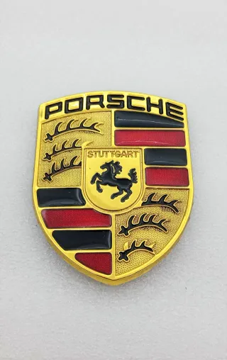 EMBLEMA ESCUDO PORSCHE 69x51mm 