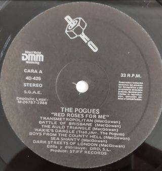Disco vinilo - Pogues
