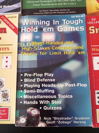 Libros póker Texas holdem en ingles