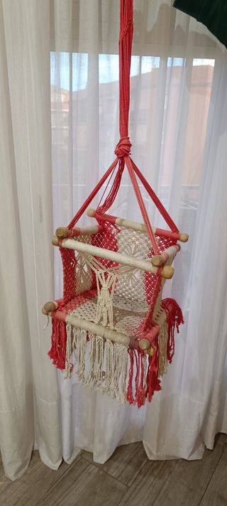 Columpio infantil artesanal