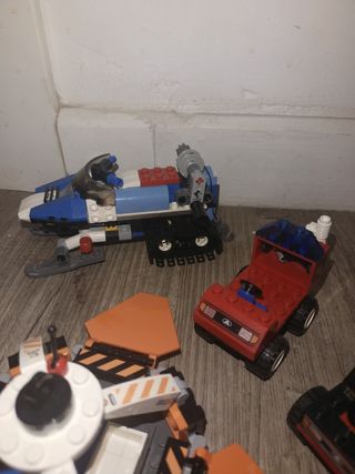 Lote de lego bomberos ambulancia