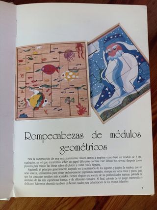 Libro manualidades puzzles móviles