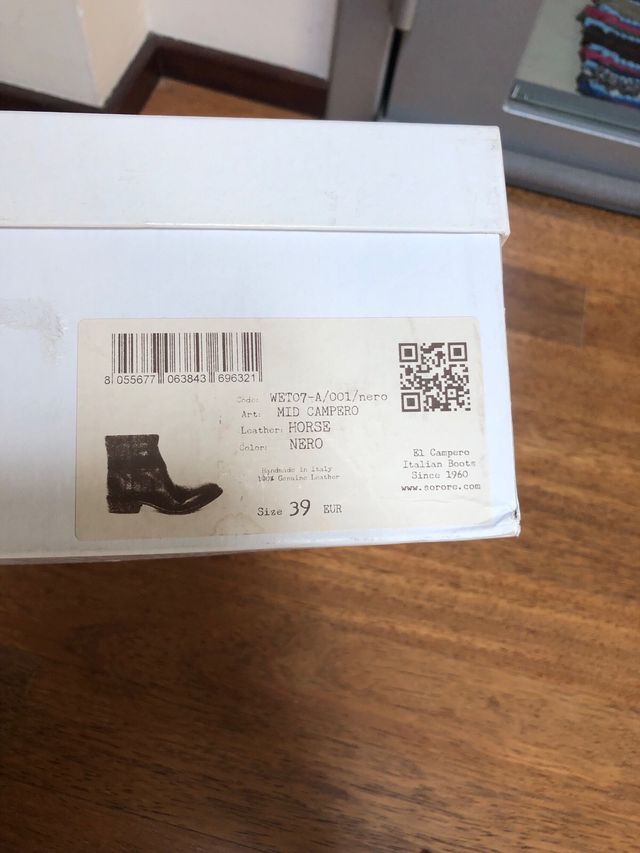 Mid campero in pelle El Campero tg39