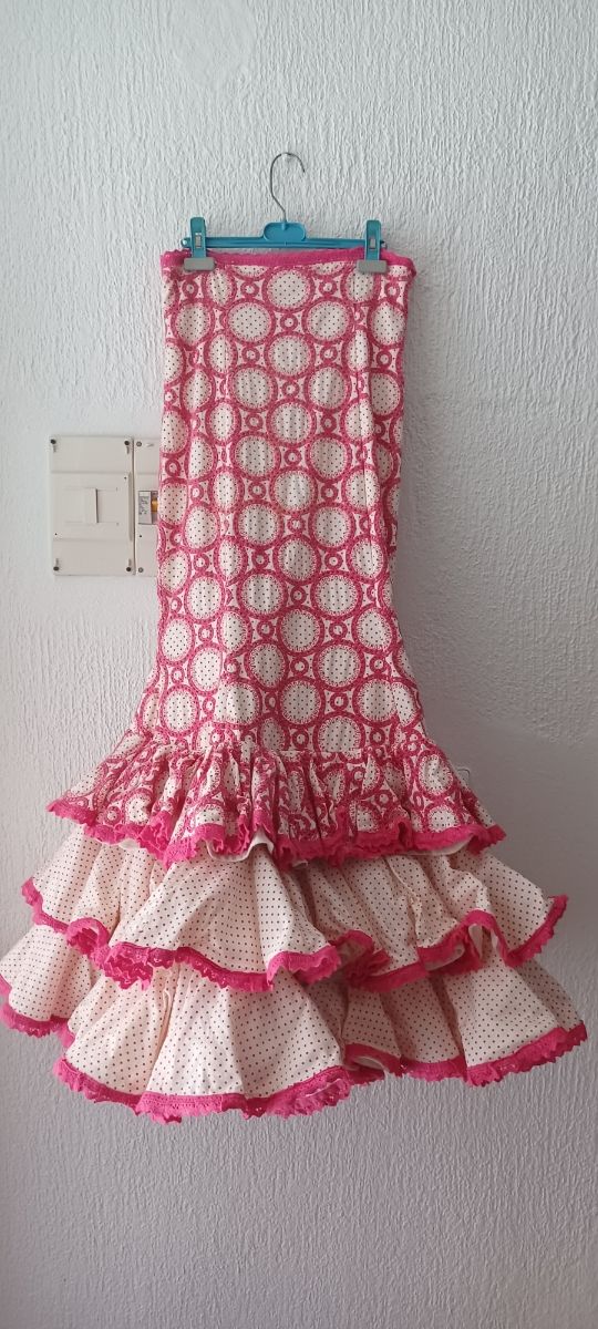 Traje gitana dos piezas.