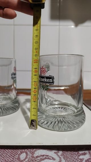 HEINEKEN 5x Boccali birra 11cm 25cl bicchieri