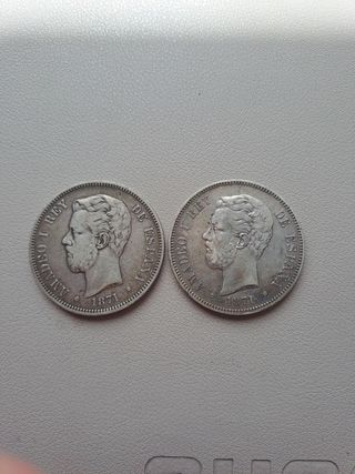Amador 5 pesetas SDM 18-71
