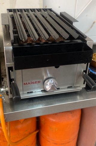 Barbacoa a gas