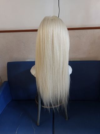 Testina capelli biondi LUNGHEZZA 60 cent