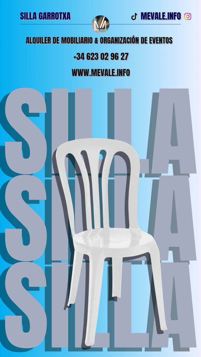 Alquiler silla garrotxa blanca