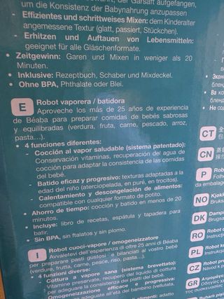 Babycook (robot - vaporera/batidora)