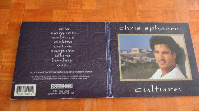 Culture by Chris Spheeris (CD, 1993)