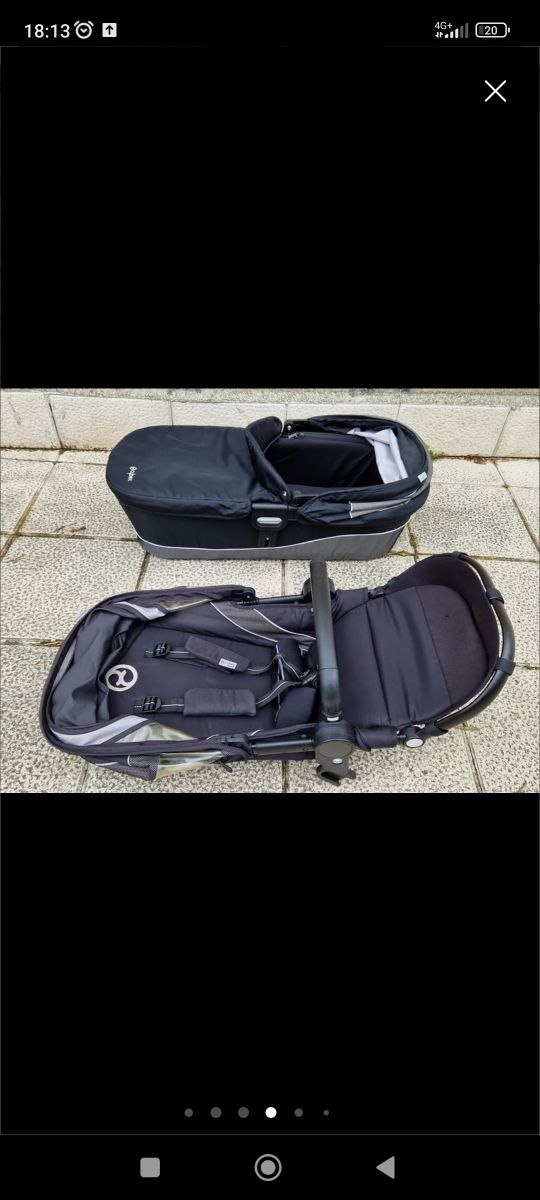 Silla de paseo y capazo Cybex