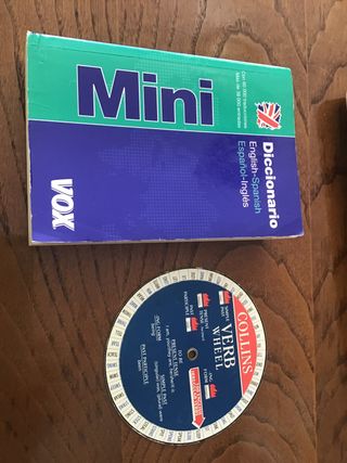 Diccionario de ingles y rueda verbal