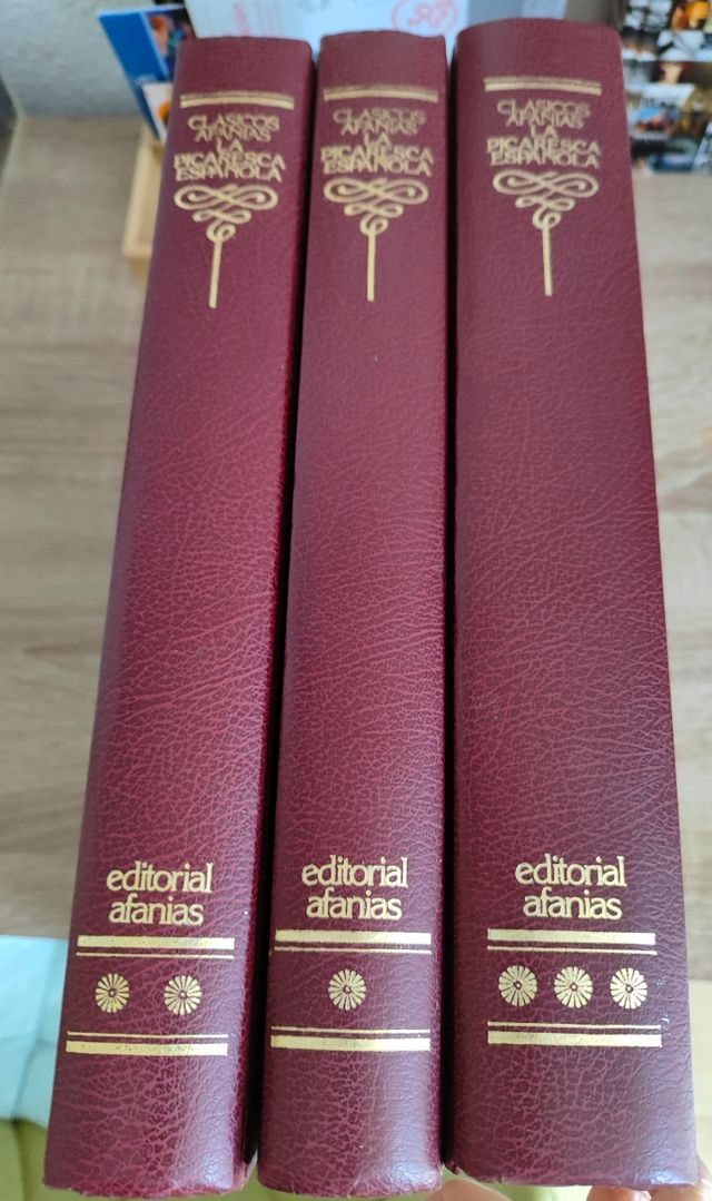 Tres tomos Antología novela picaresca