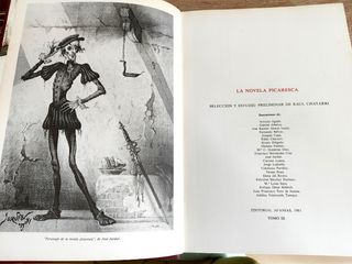 Tres tomos Antología novela picaresca 