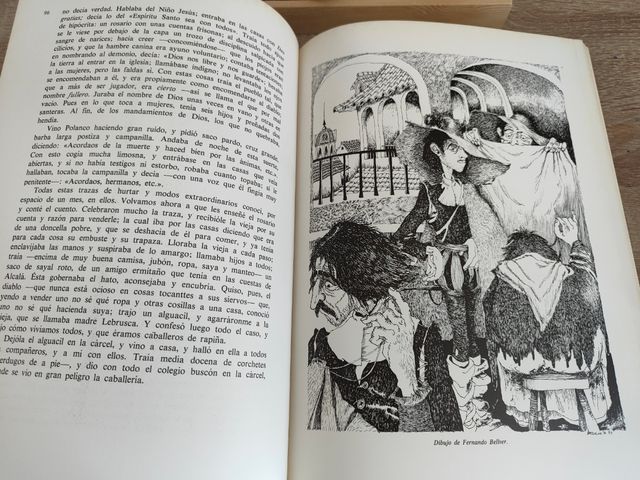 Tres tomos Antología novela picaresca