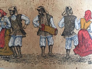 7 Cartoline Sarde 1970 sughero