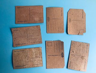 7 Cartoline Sarde 1970 sughero