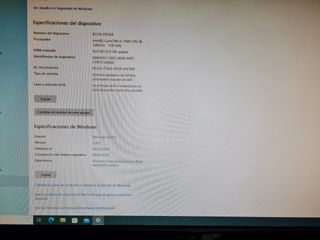 Ordenador con procesador INTEL I5 Disco SSD