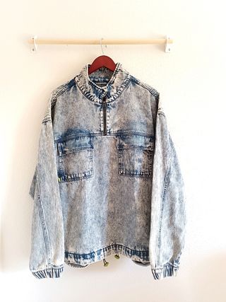 Cazadora denim oversize 