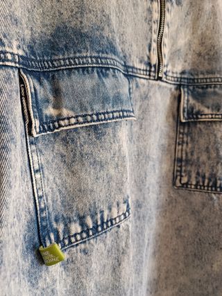 Cazadora denim oversize 