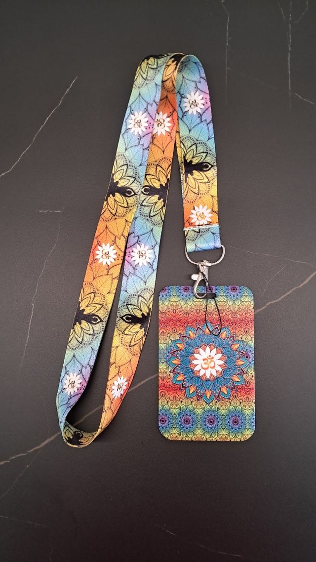 Colgador tarjetas yoga mandala