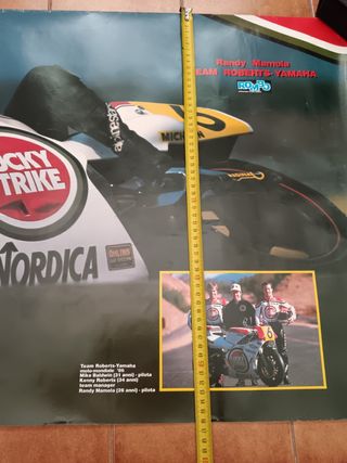 Poster Randy Mamola Rombo Yamaha Nordica Lucky Str