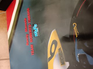 Poster Randy Mamola Rombo Yamaha Nordica Lucky Str