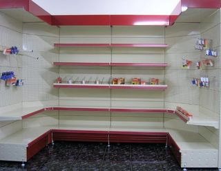 ESTANTERIAS DE FRUTA Y TIENDAS