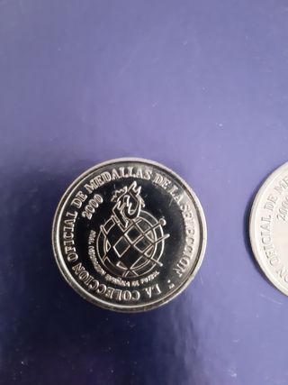 Medallas colección selección futbol