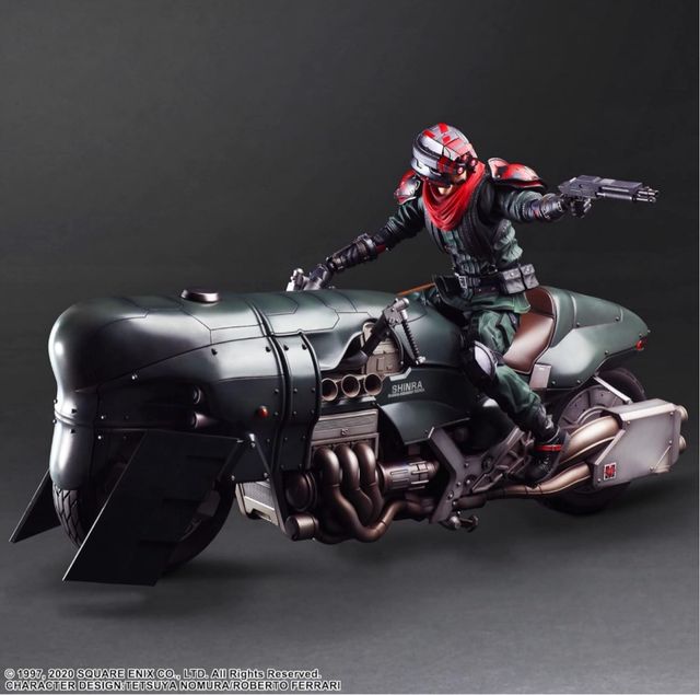 VEHÍCULO SHINRA ELITE SECURITY OFFICER & BIKE