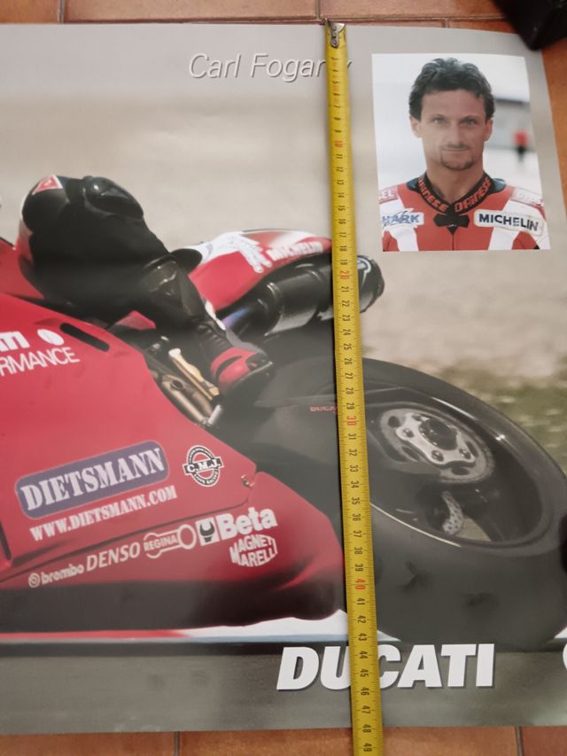 Poster Ducati Performance Michelin carl fogarty Vi