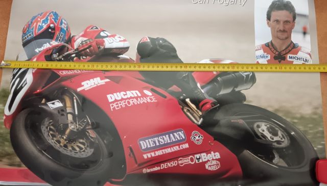 Poster Ducati Performance Michelin carl fogarty Vi